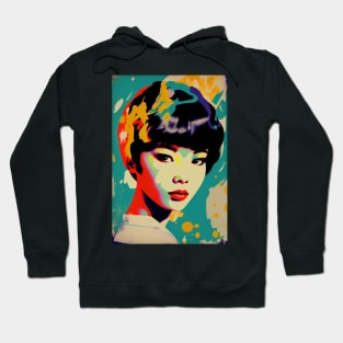 Vintage woman in pop-art style Hoodie